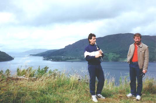 Bill Livingstone, Bruce Gandy by Loch Carron