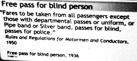 british transport notice 1950 free passage for pipe band members