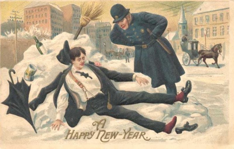 A Happy New Year circa 1912