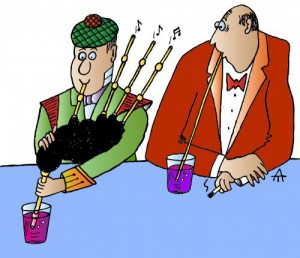 super hilarious bagpipe cartoon