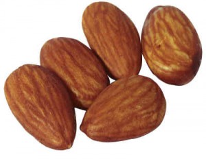 Almonds: they'll make you choke in your dithis doubling