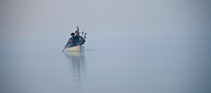 Michael Grey / Robert Grey - Piping in a Canoe  - Sep 2013