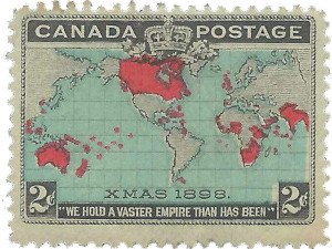 1898: Canada offers the world's first "Christmas Stamp"  