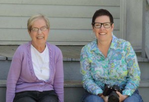 Jane (Campbell) Clark and Joan Grey_Truro, Nova Scotia